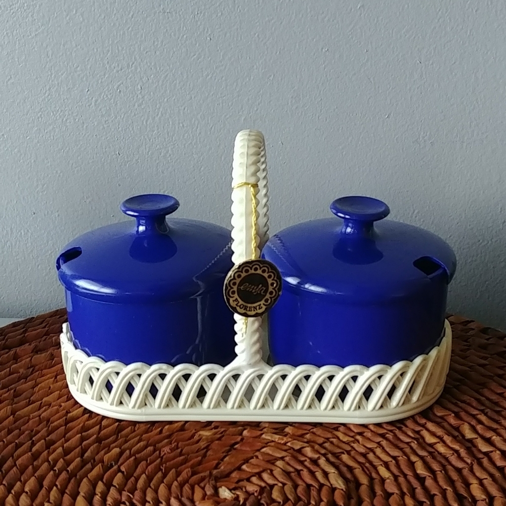 Vintage Emsa Florenz condiment set